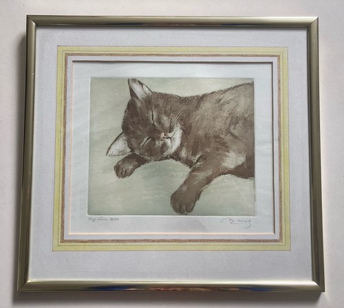 Vintage etching wilhelm - etching, by